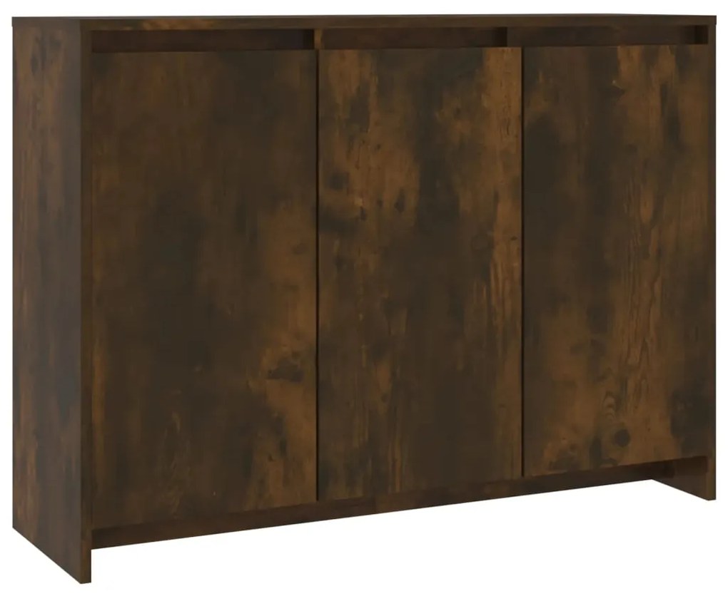 Credenza rovere fumo 102x33x75 cm in truciolato