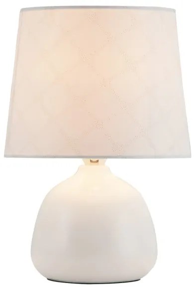 Rabalux 4379 - Lampada da tavolo ELLIE E14/40W bianco