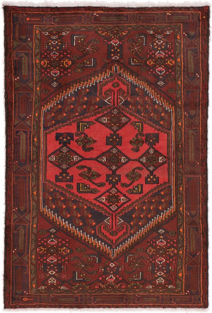 Hamedan Tappeto persiano 190x130 (Iran) Annodato A Mano