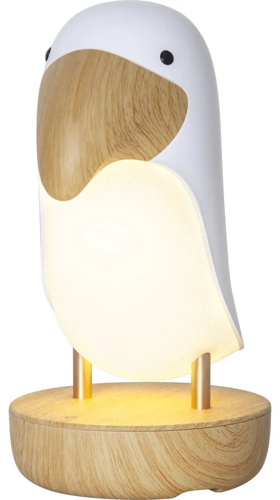Luce notturna per bambini a LED bianco-marrone Toucan - Star Trading