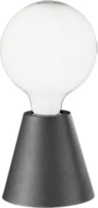 Lampada faretto da interno 12x12 cm FOG in alluminio verniciato Nero