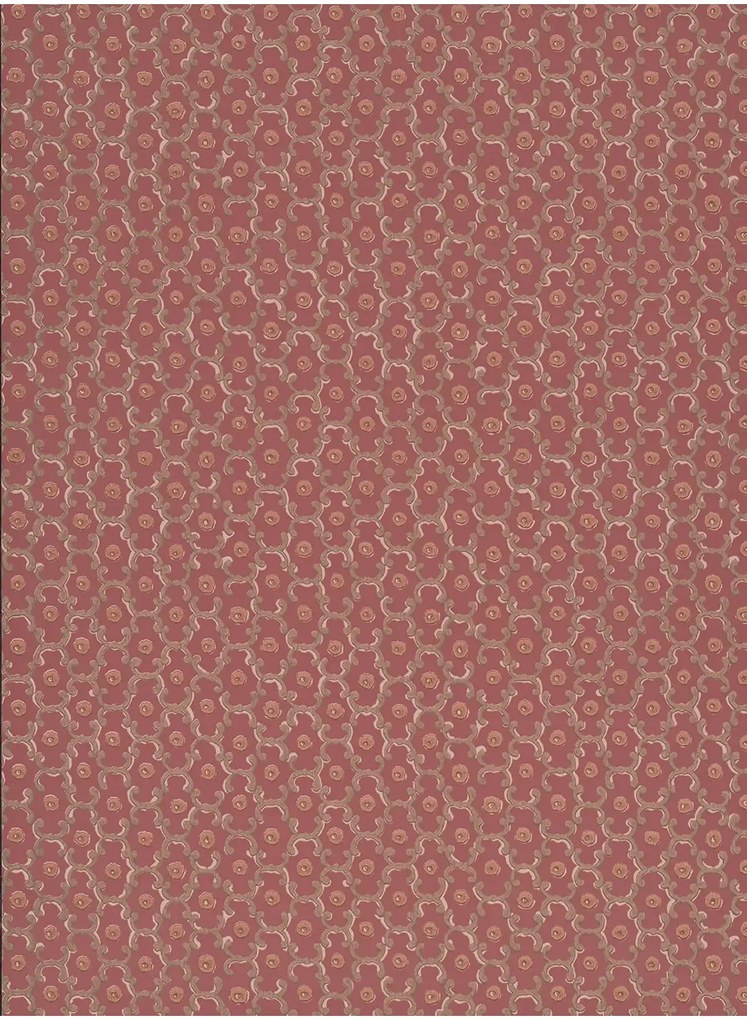 Little Greene Tapete Moy - Red Ochre