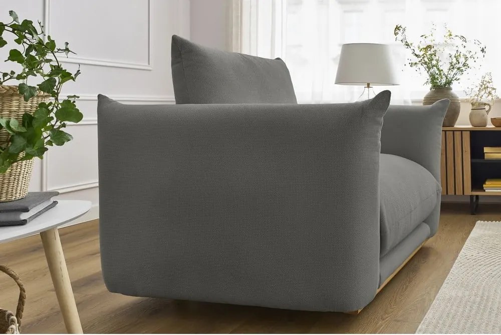 Poltrona grigia Ernest – Bobochic Paris