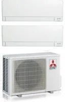 Climatizzatore Condizionatore Mitsubishi Electric Dual Split Inverter Linea Plus serie MSZ-AY 9+18 con MXZ-2F53VF R-32 Wi-Fi Integrato 9000+18000