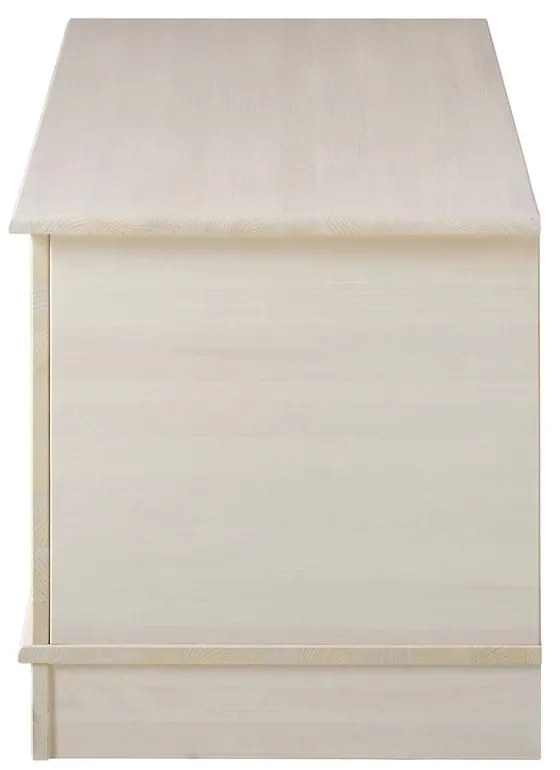 Cassapanca in legno di pino bianco 80x45 cm Anita - Støraa