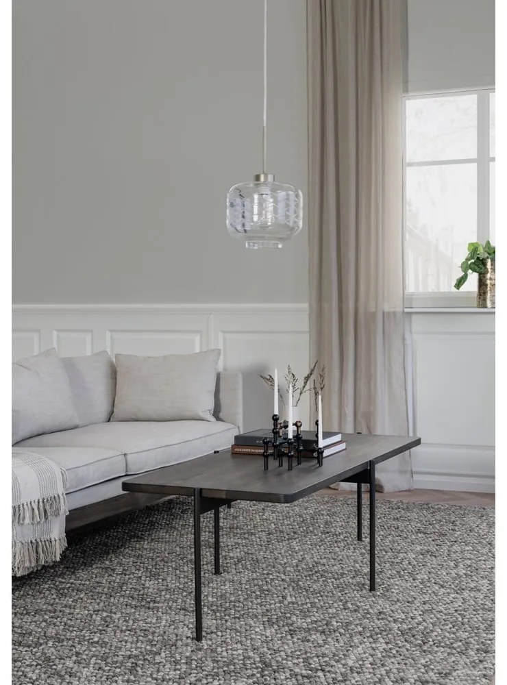 Tavolino in frassino marrone 145 x 60 cm Shelton - Rowico