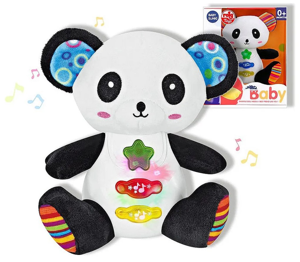 Peluche Musicale Reig Panda 15 cm