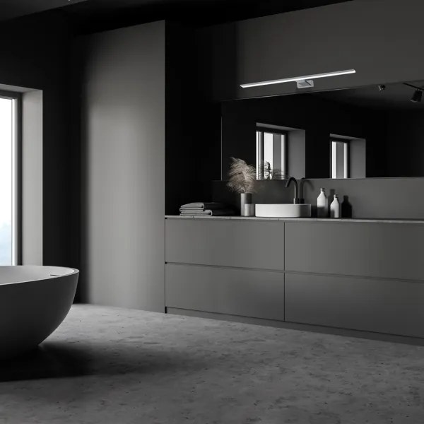 Luce LED per specchio da bagno SHINE LED/15W/230V 80 cm IP44 cromo lucido