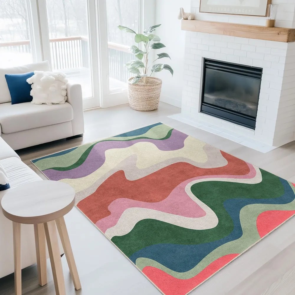 Tappeto lavabile 120x180 cm Squiggly Breeze – Mila Home