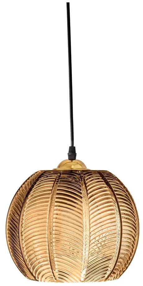Lampadario color ambra con paralume in vetro ø 22 cm Adar – Bloomingville