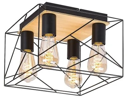 Rabalux 71024 - Plafoniera BOIRE 4xE27/40W/230V