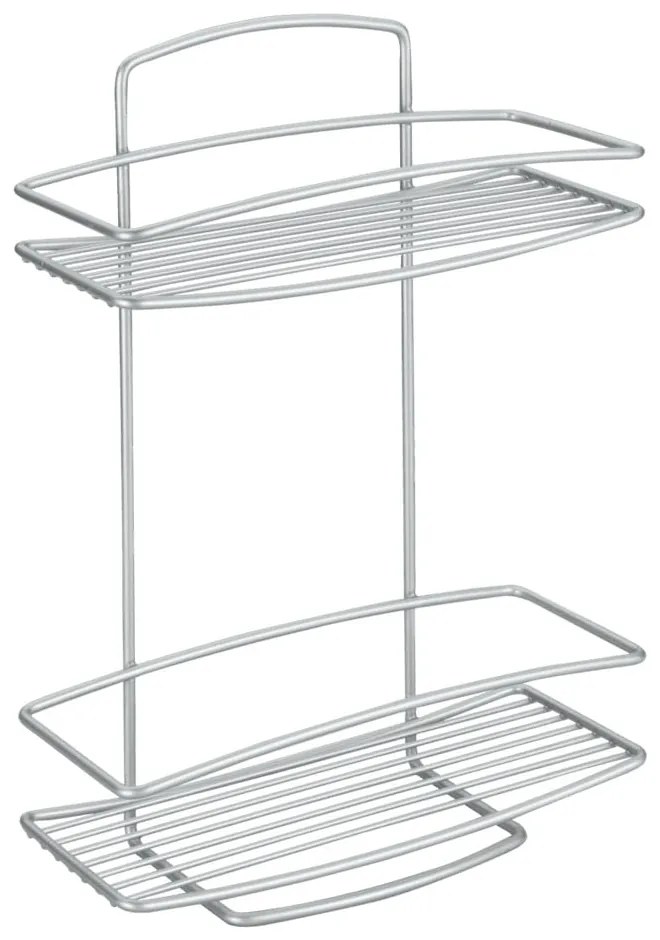 Espositore da parete a due livelli , 26 x 35 cm Onda - Metaltex