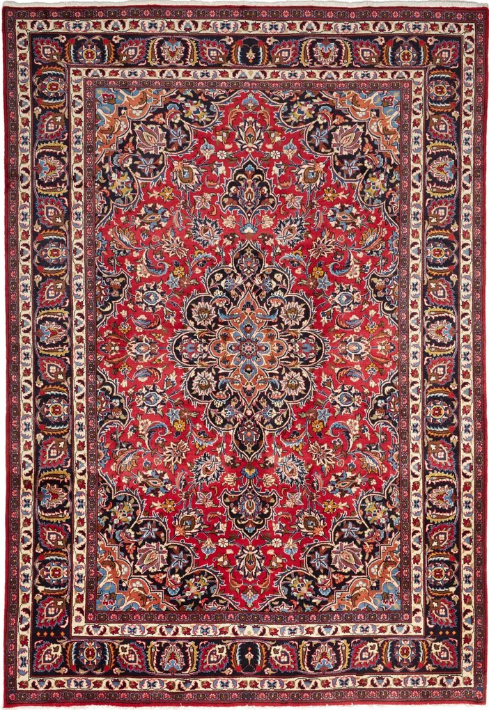 Mashad Tappeto persiano 200x290 Rosso (Iran) Annodato A Mano