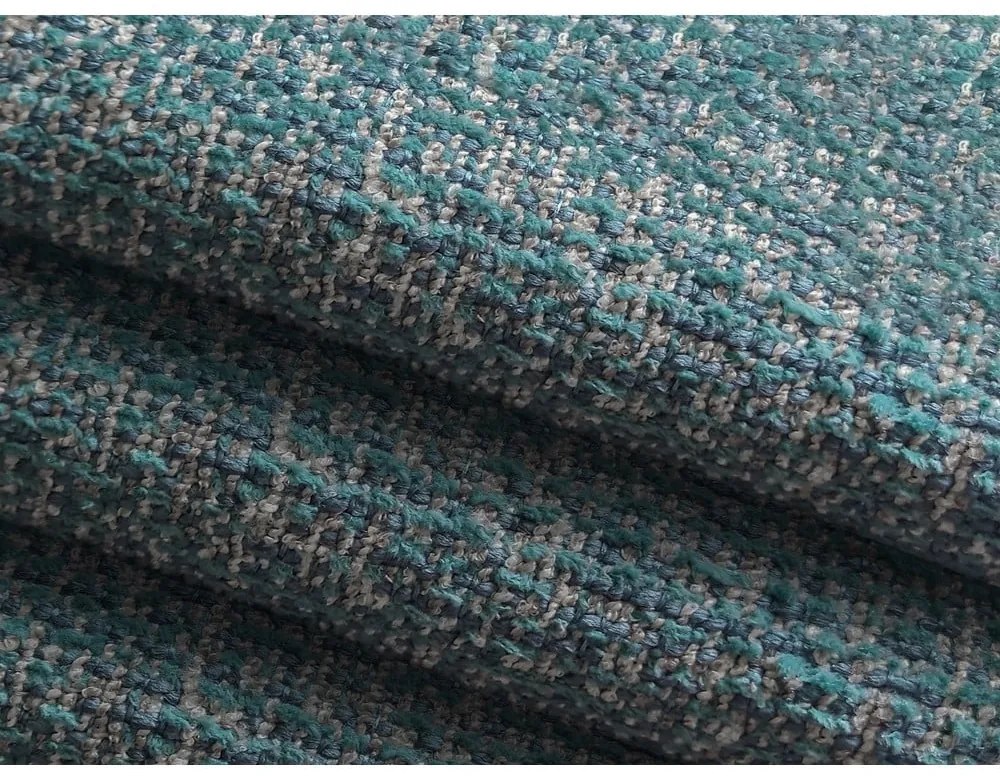 Chaise lounge componibile turchese (con penisola a destra) Ailani – Makamii