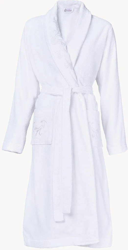 Accappatoio unisex in cotone Snow Lace