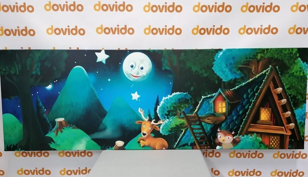 Quadro su tela – Bosco fiabesco