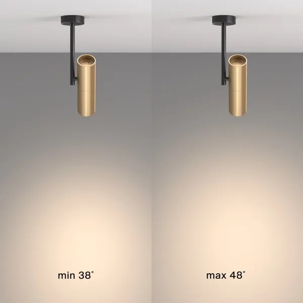 Maytoni C020CL-01GB - Faretto ELTI 1xGU10/50W/230V oro