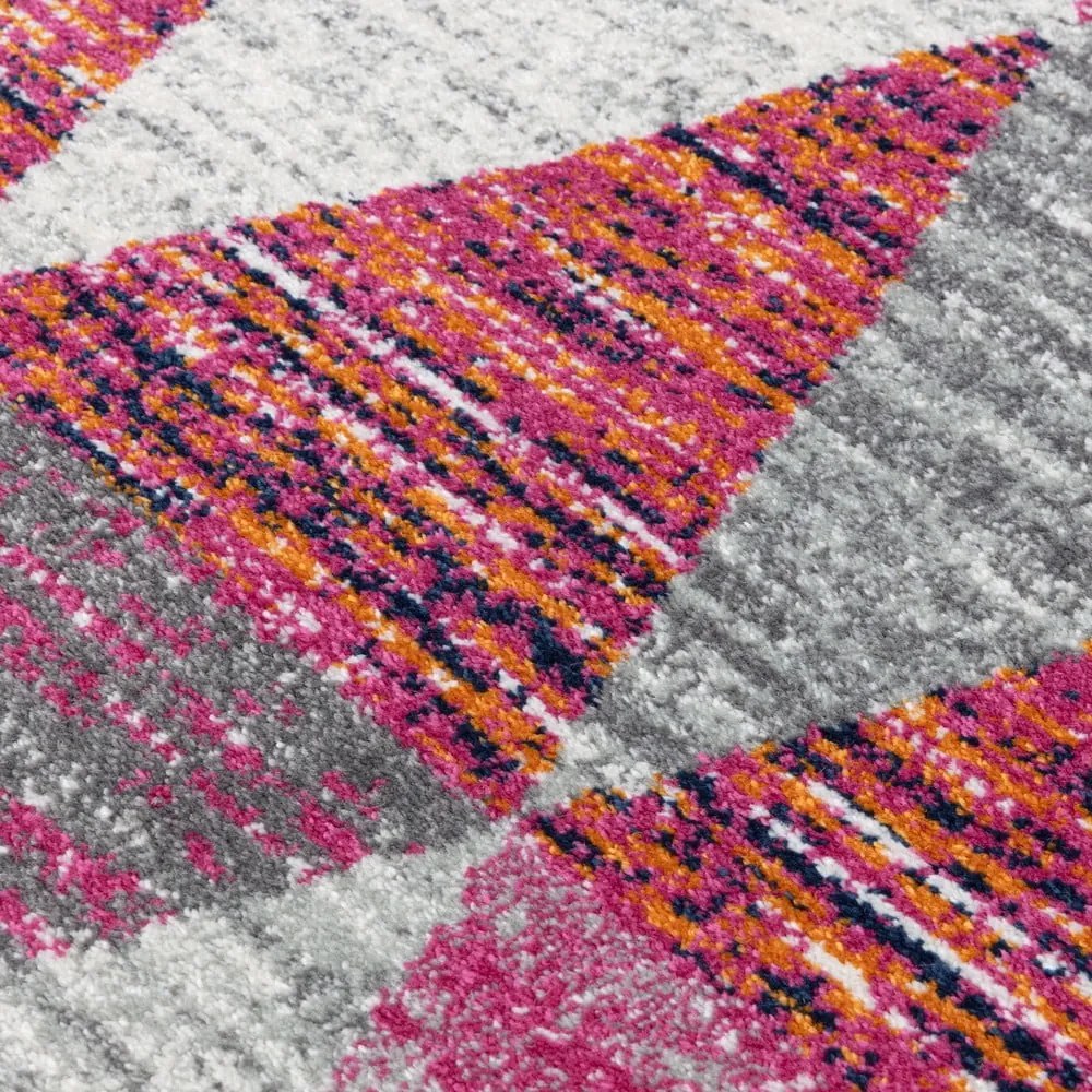 Tappeto rosso 80x150 cm Muse Harlequin Pink – Asiatic Carpets