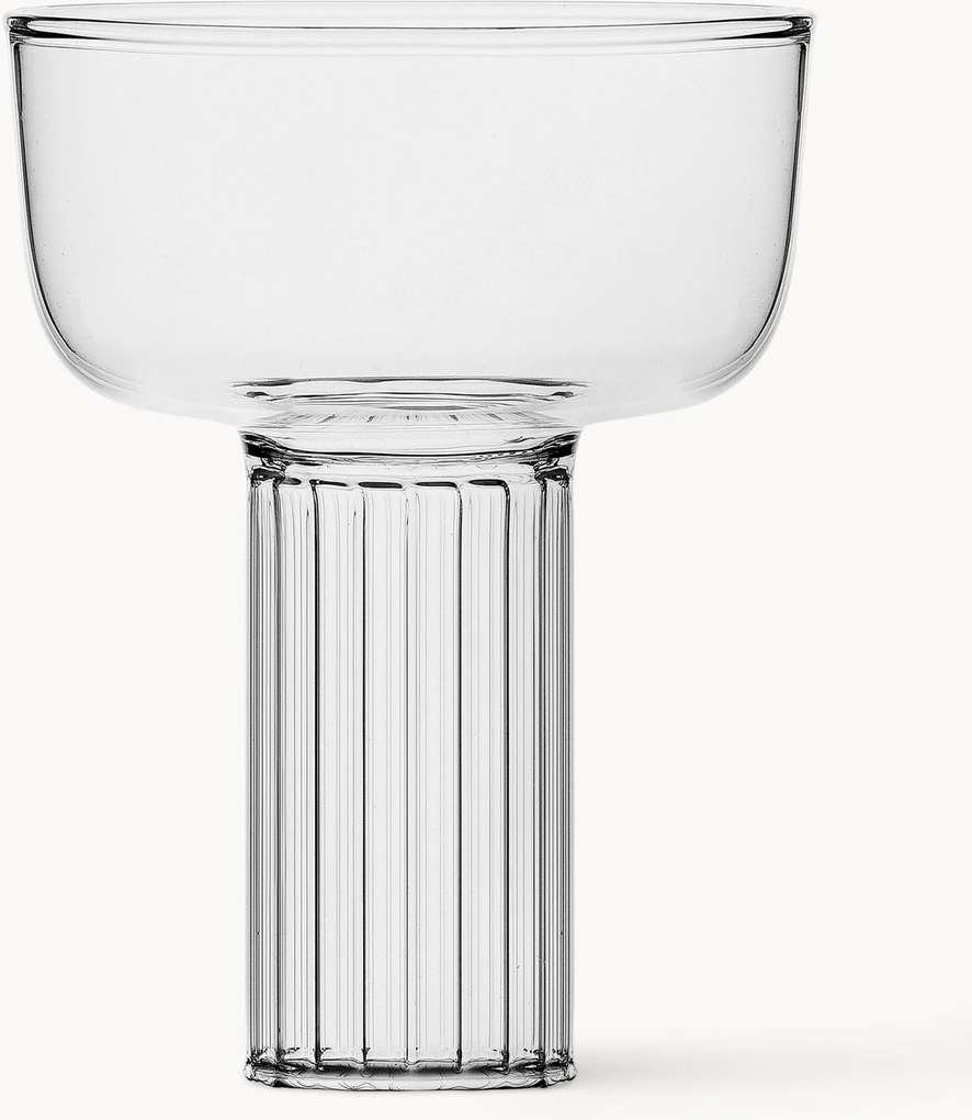 Coppa champagne in vetro borosilicato fatta a mano Liberta