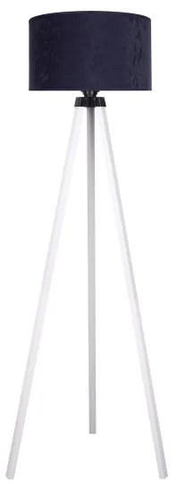 Brilagi - Lampada con piedistallo VELVET 1xE27/60W/230V bianco/blu