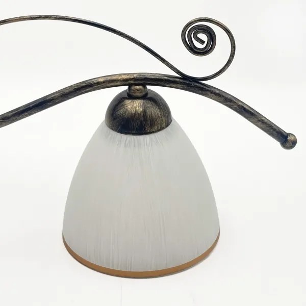 Lampadario a sospensione con catena RETRO 2xE27/60W/230V bronzo/patina