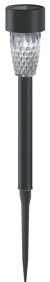 Aigostar - Lampada solare LED LED/0,006W/1,2V 29,7 cm nero 6500K IP44