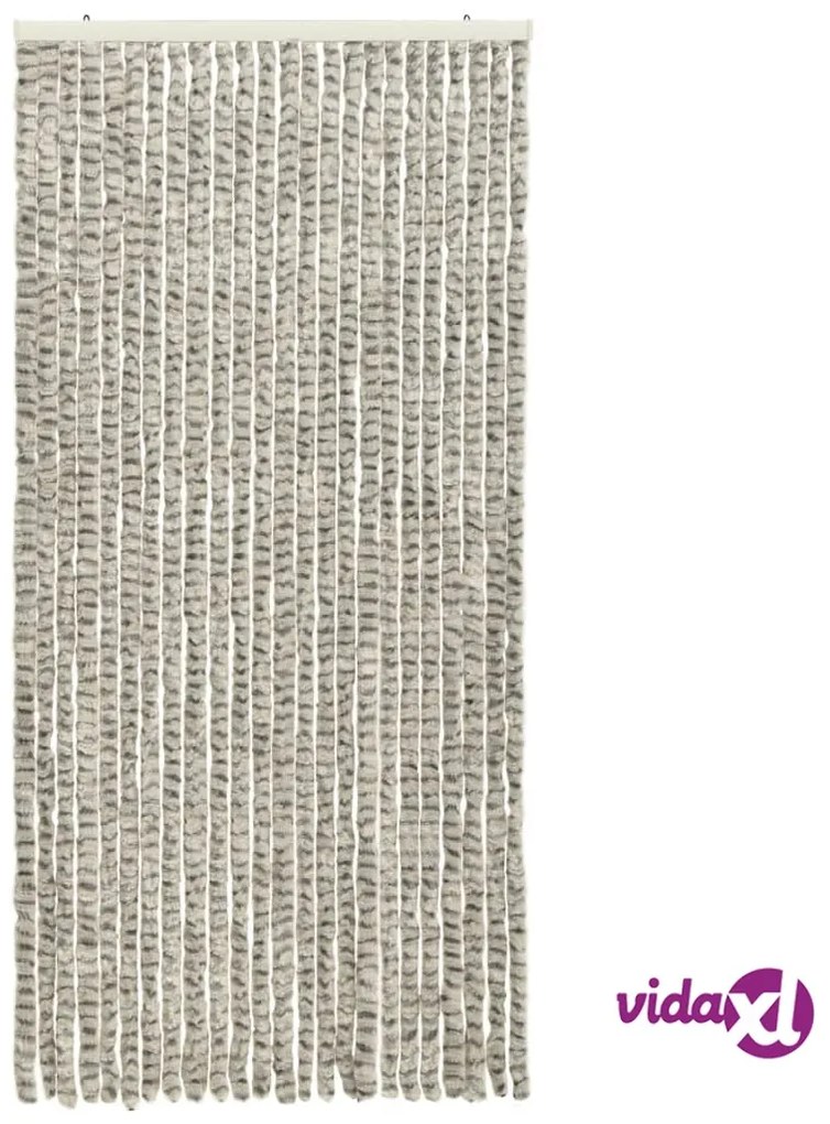 vidaXL Zanzariera Grigio Chiaro e Grigio Scuro 100x220 cm Ciniglia