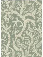 Josephine Munsey Carta da parati Stitched Birds - Aqua