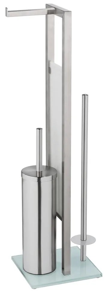 Porta carta igienica con scopino Rivalta - Wenko