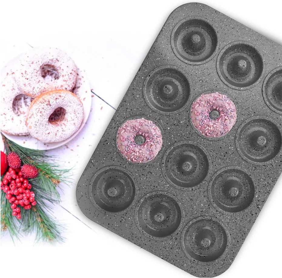 Stampo da forno in metallo per donut 28,5x40 cm Grande – Orion