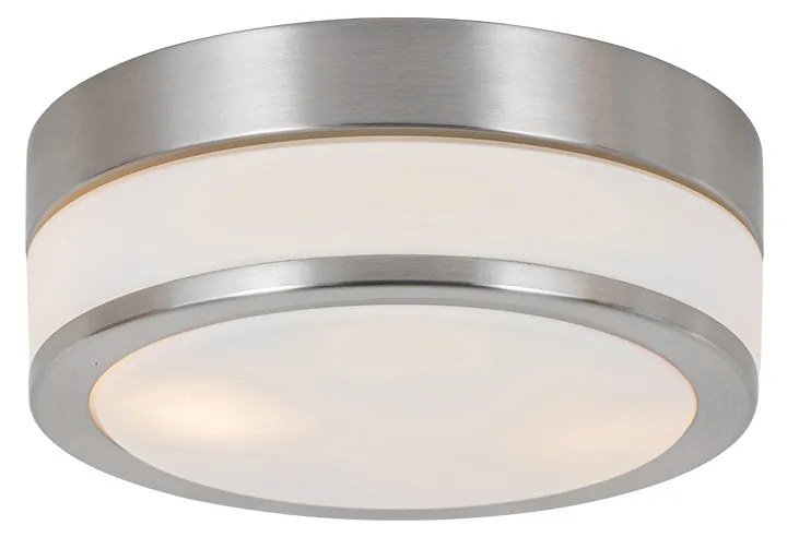 Lampada da soffitto per esterni moderna in acciaio 23 cm IP44 - Flavi