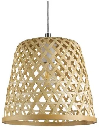 Eglo 55696 - Sospensione a cavo KIRKCOLM 1xE27/60W/230V beige