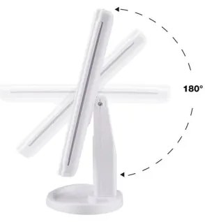 Beper - Specchio da trucco con retroilluminazione a LED 4xAAA/5V