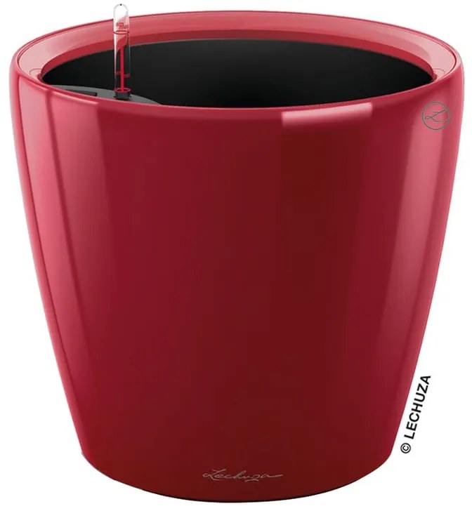 Vaso per piante e fiori Classico Premium LECHUZA in polipropilene rosso H 47 cm Ø 50 cm