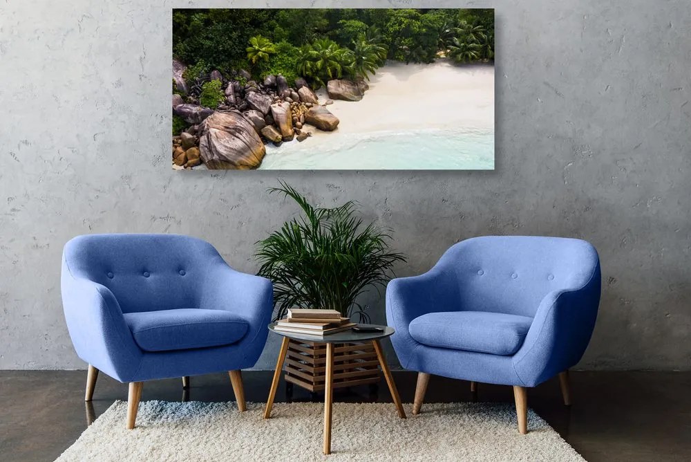Quadro su tela – Costa delle Seychelles