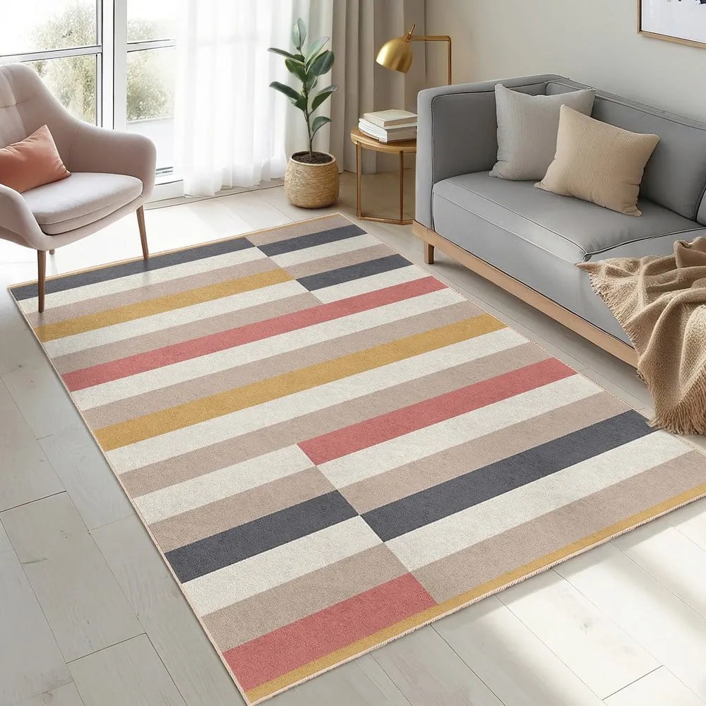 Passatoia lavabile 60x230 cm Rosy Bandas – Mila Home