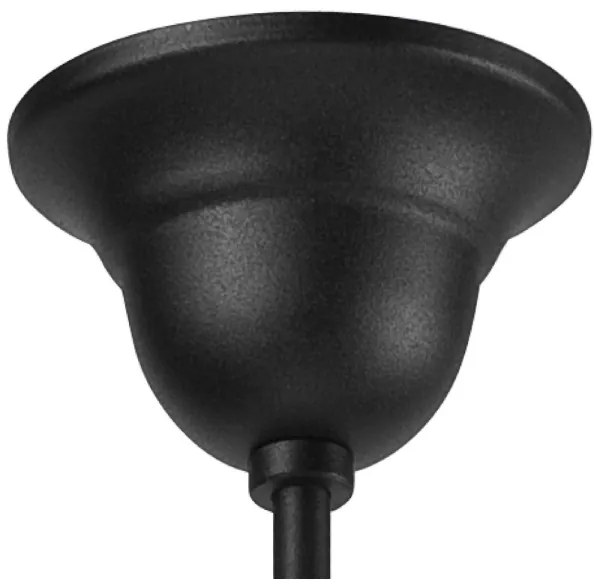 Lampadario a sospensione con catena RETRO II 3xE27/60W/230V nero