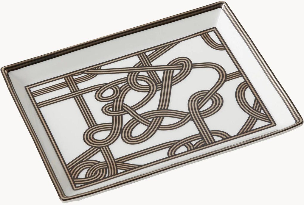 Vassoio decorativo in porcellana Berken
