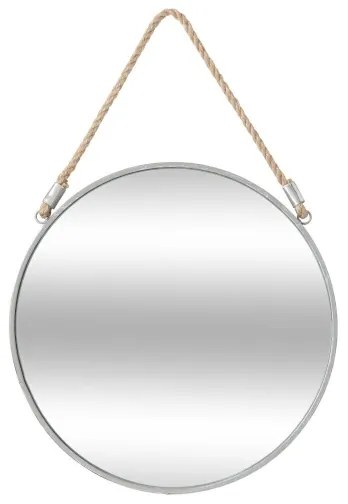 Atmosphera - Specchio da parete EDEN diametro 38 cm argento