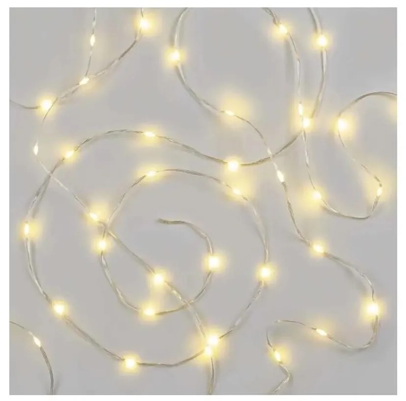 Catena LED natalizia da esterno 120xLED/17m IP44 bianco caldo