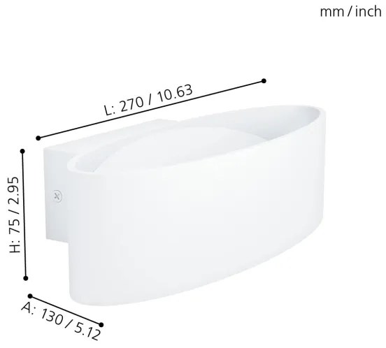 Eglo 98541 - Applique a LED MACCACARI LED/10W/230V