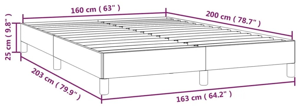 Giroletto Grigio 160x200 cm in Similpelle