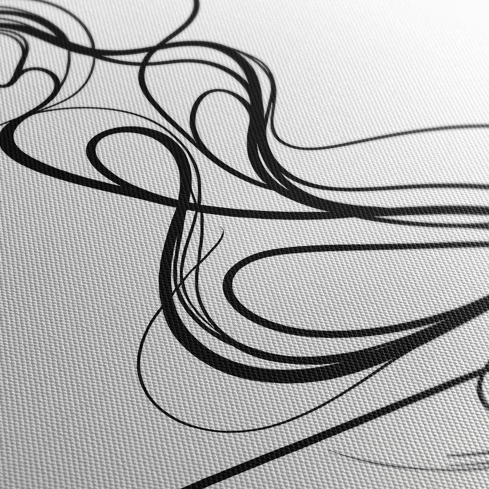 Quadro su tela – Donna dalle linee