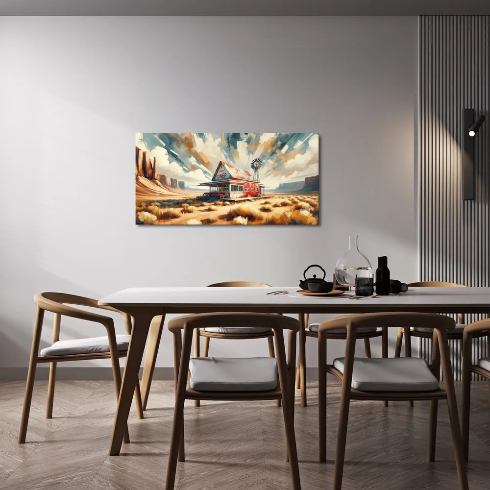 Quadro su tela – Sotto il cielo del deserto