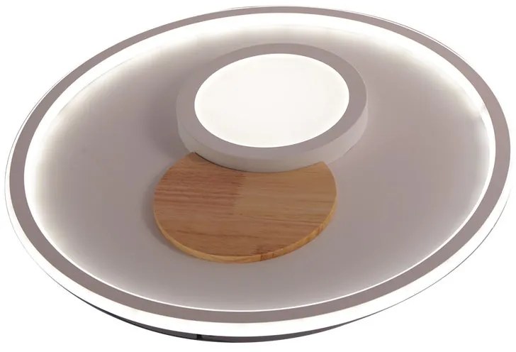 Plafoniera LED SURY Ø 50 cm beige IP20 cct da bianco caldo a bianco freddo con regolazione di temperatura, 4731 lumen