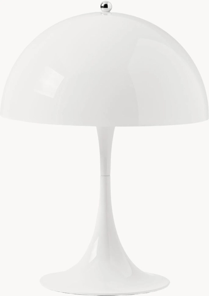 Lampada da tavolo portatile a LED con luce regolabile Panthella 250, Design Verner Panton