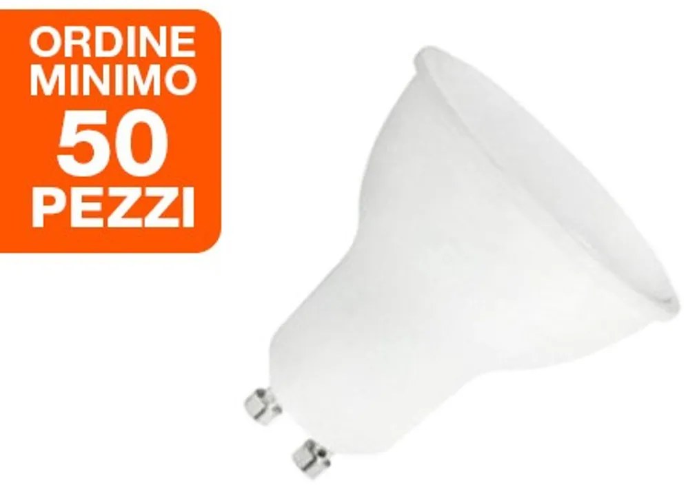 Lampada LED GU10 75W 100lm/W Angolo 120° - Minimo 100pz Colore Bianco Freddo 6.000K