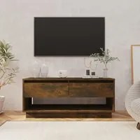 Mobile TV Rovere Fumo 102x41x44 cm in Truciolato 812972