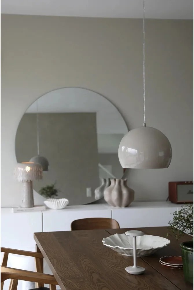 Lampadario greige con paralume in metallo ø 28 cm Pop – Markslöjd