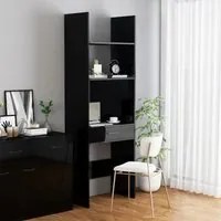 Libreria Nero Lucido 60x35x180 cm in Truciolato 803432